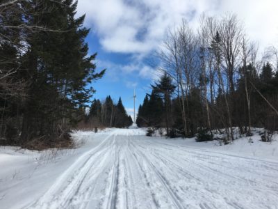 Snowmobile Trail to Bingham, Maine