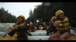 Video kids rafting and brewery
