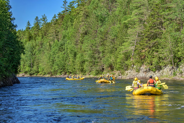 Float lower Kennebec rafting