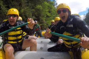 After Big Mama Kennebec rafting