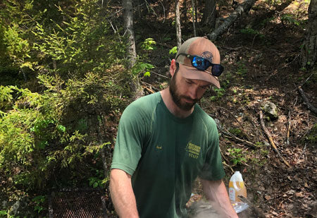 River lunch on the Kennebec