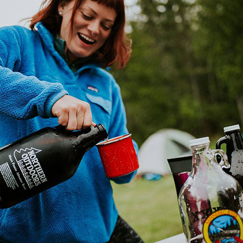 Growler to go campground
