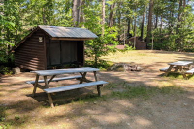 Lean-to Big Moose Campground