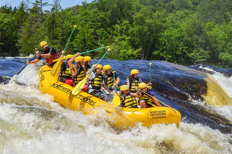 Penobscot waterfall rafting