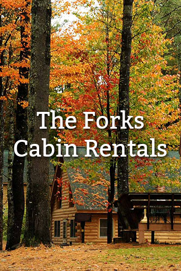 The Forks Cabin Rental in the Fall Foliage