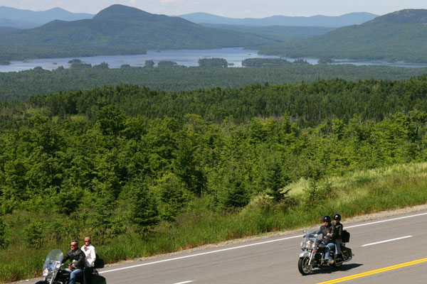 Scenic look out motorcycle