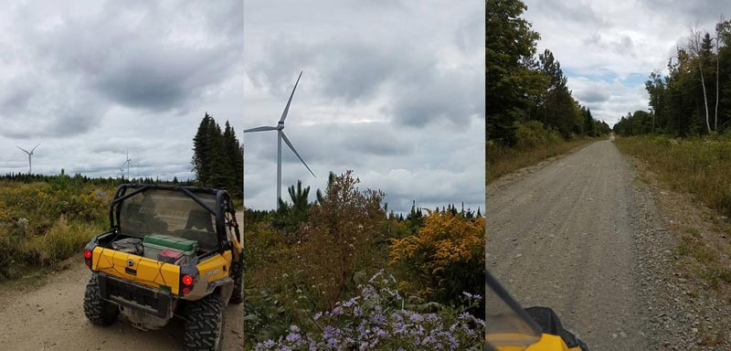 ATV Trail to the Bingham Windmills