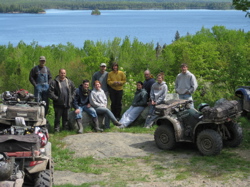 Relaxing on Maine's ATV trails from Northern Outdoors, June 2008