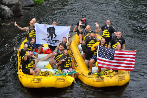 Wounded Worrier group rafting