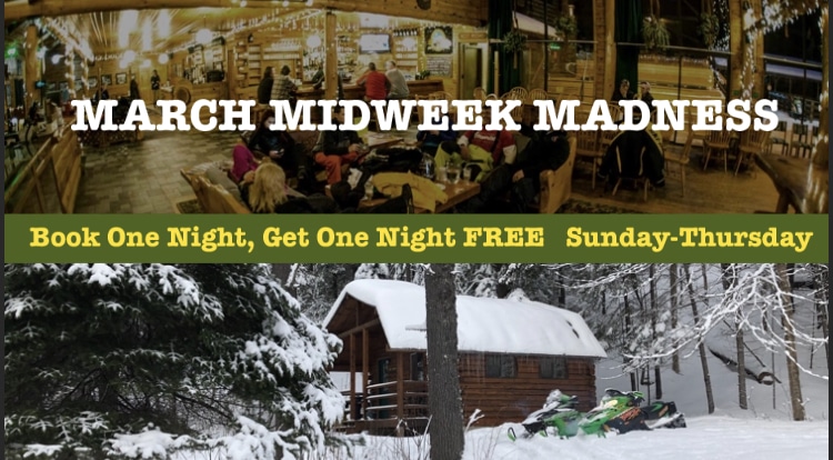 March Midweek Madness BOGO Special at Northern Outdoors