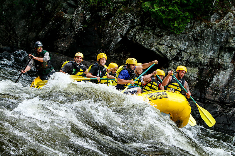 Rafting the Kennebec River