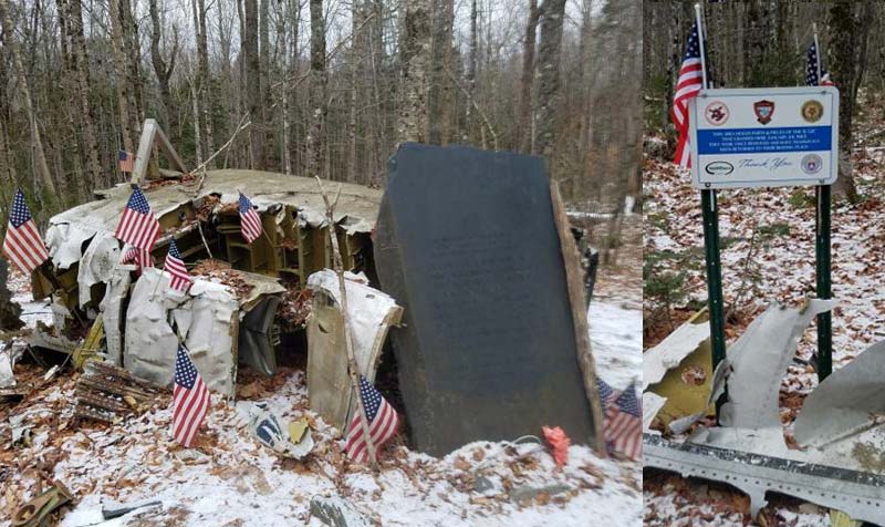 B-52 Crash Site Memorial: Maine Snowmobiling Destination
