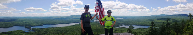 Hiking in Maine with kids - Mosquito Mountain