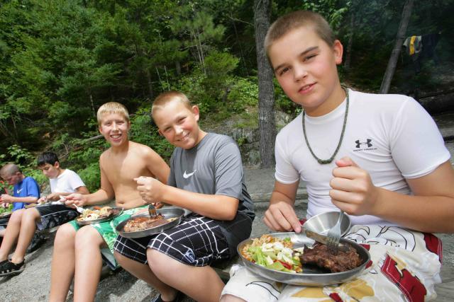 Kennebec River Rafting Gourmet Lunch