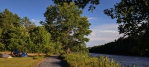 kennebec river campground FAST trail