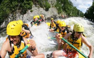 white water rafting the Kennebec