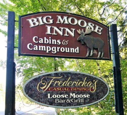 Big Moose Inn Sign