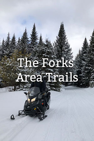 The Forks Area snowmobile trail system