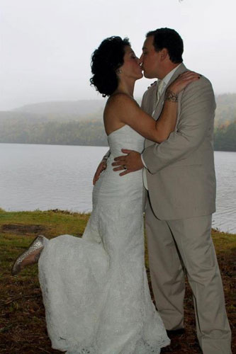 Wedding on the Kennebec River