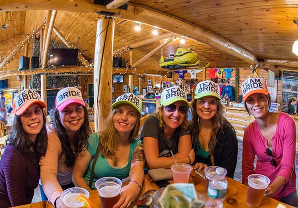 Bachelorette party at Kennebec River Brewery