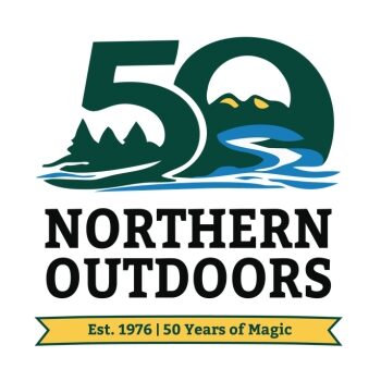 Northern Outdoors 50th logo vertical