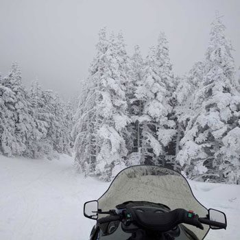 Coburn Mountain Snowmobile trail