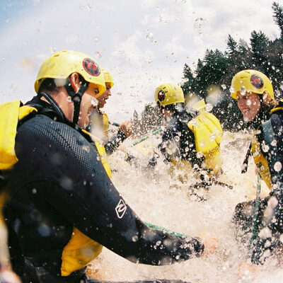Dead River Spring Splash in boat