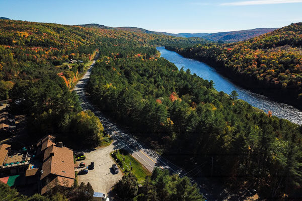 Adventure Resort arial view kennebec