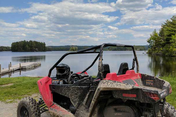 ATV at Moxie Pond