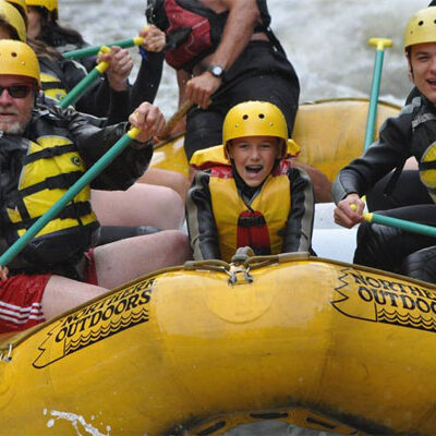family rafting