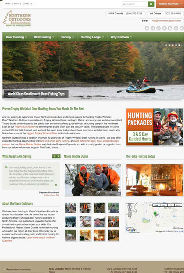 Maine Deer Hunting new Website