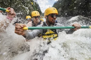 Kennebec river rafting Maine.
