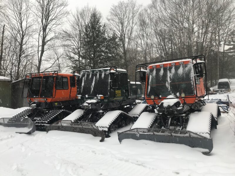 Snowmobile Trail Groomers at Northern Outdoors